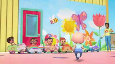 [JJ singing]
♪ About to do something new ♪ - CoComelon Lane