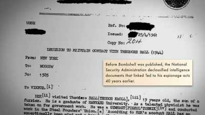 Joan: So that was
the first blast of publicity, - A Compassionate Spy