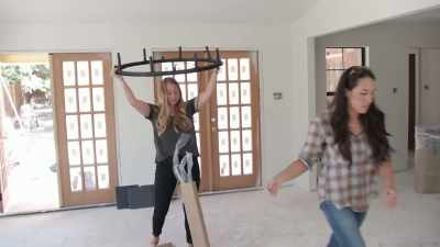 JOANNA: These dramatic light
fixtures are reminiscent - Fixer Upper: Behind the Design
