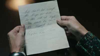 JOCASTA: [READING]
"This should be
enough to keep her here." - The Watch