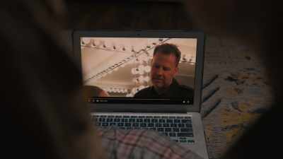 JOEL HARLOW (OVER VIDEO):
Um, typically it takes, - Evil