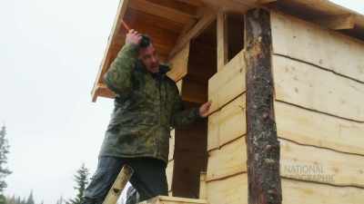 JOEL: So, this is my last
wall, I'm gonna finish, uh, - Life Below Zero: First Alaskans