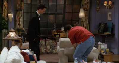 Joey eventually gives up his seat, - Friends: The Reunion