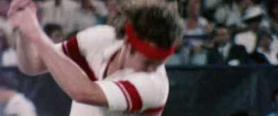 JOHN: Answer my question!
The question, jerk! - McEnroe