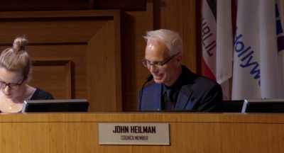 JOHN:
Council member John Heilman
and myself, - Studio One Forever