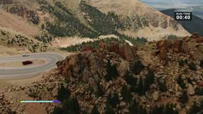 JOHN HINDHAUGH: Christopher
Becker in the Mazda 3. - Pike's Peak: On The Edge