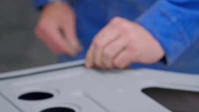 John Johnson is
Mike's new senior auto body tech. - Rust Valley Restorers