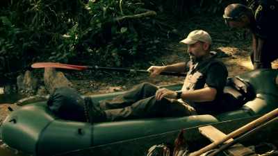 JOHN MARK AND I
TAKE OUR INFLATABLE RAFTS, - Expedition Mungo