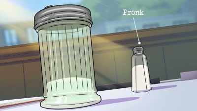 JOHN: Pronk says he couldn't
see which way the robber went - Dicktown