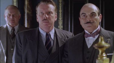 John Roberts, 
I'm arresting you for the murder... - Agatha Christie's Poirot