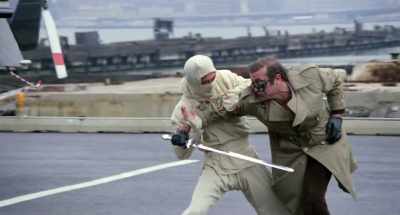 (John and the Plutonium Killer grunting) - New York Ninja