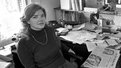 John: When I was the editor
at The Times Book Review - Raise Hell: The Life & Times of Molly Ivins