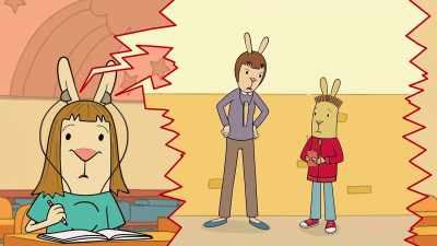 Johnnie, your behavior
is making me madder than a-- - El Deafo