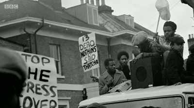 [♪ Johnny Osbourne: "13
Dead and Nothing Said"] - Uprising