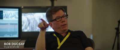 JOHNSON: It's weird, you have, like,
in your head, - The Director and the Jedi