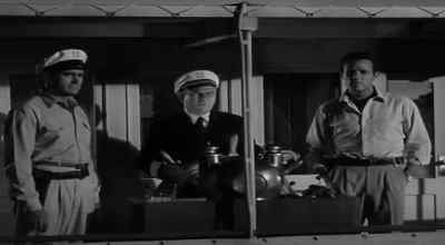Johnson, lower
the range finder
into the water. - The Creature Walks Among Us