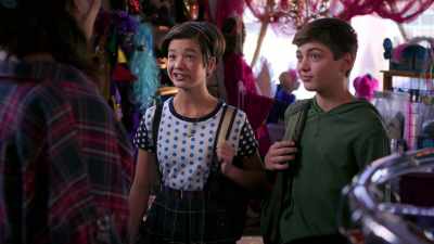 Jonah's girlfriend
who's still his... girlfriend. - Andi Mack