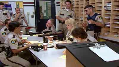 ( jones )
he worked here for a while,
but he's not... - Reno 911!