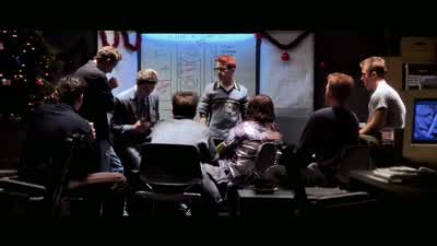 Jones Krug what are you guys from communicationsNo we're ops You can tell by their haircuts - Enemy of the State