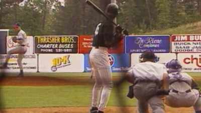 Jordan, base hit, left field. - The Last Dance