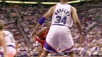 Jordan off the dribble. - The Last Dance