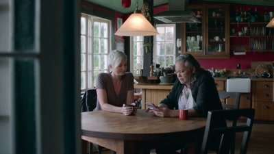 - JOSEPH: She'll be
all right on her own?
- HANNAH: Let her sleep. - The Gone