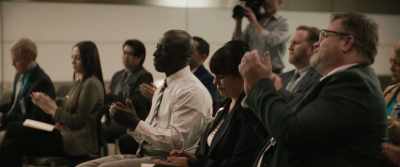 [journalists applaud] - Left Behind: Rise of the Antichrist