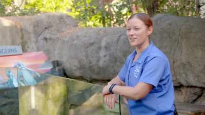 Joy: I think it's
a "come hither." - Secrets of the Zoo