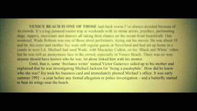 Joy Robson subsequently told him to get lost and - Square One: Michael Jackson