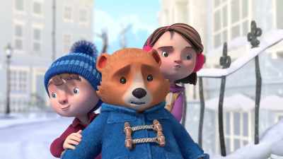 -[joyful music]
-[cheering] - The Adventures of Paddington