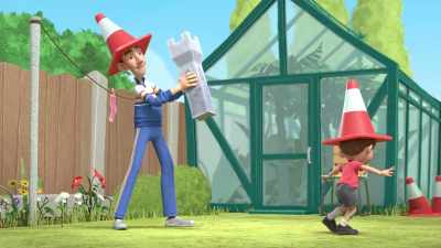 [joyful music] - The Adventures of Paddington