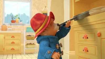 [joyful music] - The Adventures of Paddington