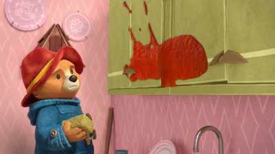 [joyful music] - The Adventures of Paddington