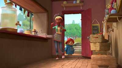[joyful music] - The Adventures of Paddington