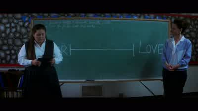 "Juanita has an important math test today. - Donnie Darko