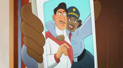 Judge for yourself.
Isn't he kingly? - Curious George: Royal Monkey