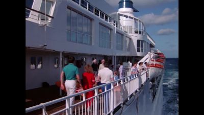 Judy (over pa):
Attention passengers. - The Love Boat
