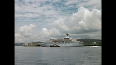 Judy (over pa):
Ladies and gentleman, - The Love Boat