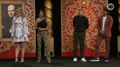 Julia has chosen "Seductively." - Taskmaster