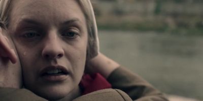 June did this. - The Handmaid's Tale