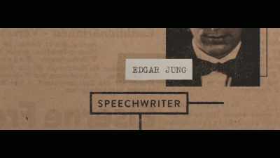 Jung doesn't trust Papen to deliver
the speech, - Rise of the Nazis