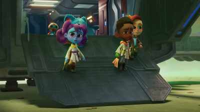 -Junk Giant?
-[all scream] - Star Wars: Young Jedi Adventures