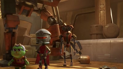 [Junk Giant chatters] - Star Wars: Young Jedi Adventures