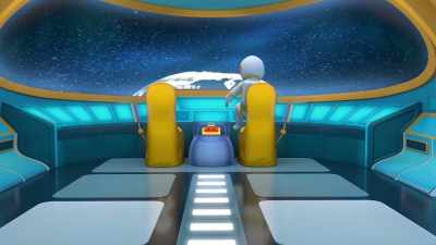 Just a bubble in the bibble.
Uh, not to worry. - Rainbow Rangers