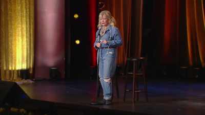 Just a crack in my back
is basically what I had. - Roseanne Barr: Cancel This!