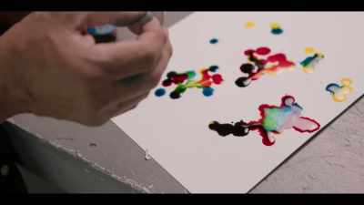 Just a desire to try to create
that three-dimensional feeling with color. - Surviving Death