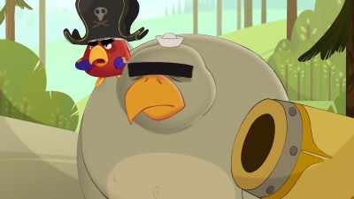 Just a few more buildings
to bring down, and we're done. - Angry Birds: Summer Madness