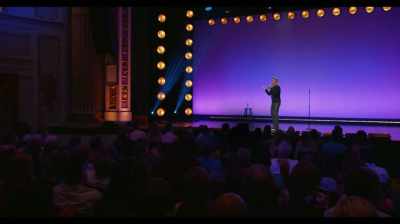 Just a grandfather clock
come crashing down, - Seth Meyers: Lobby Baby