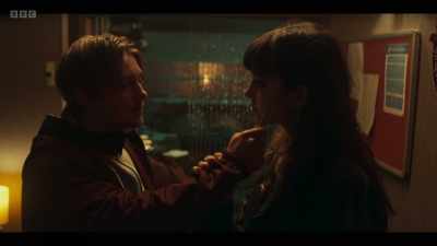-Just a little prick.
-(door opens) - The Jetty