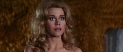 Just a minute I'll slip something on - Barbarella